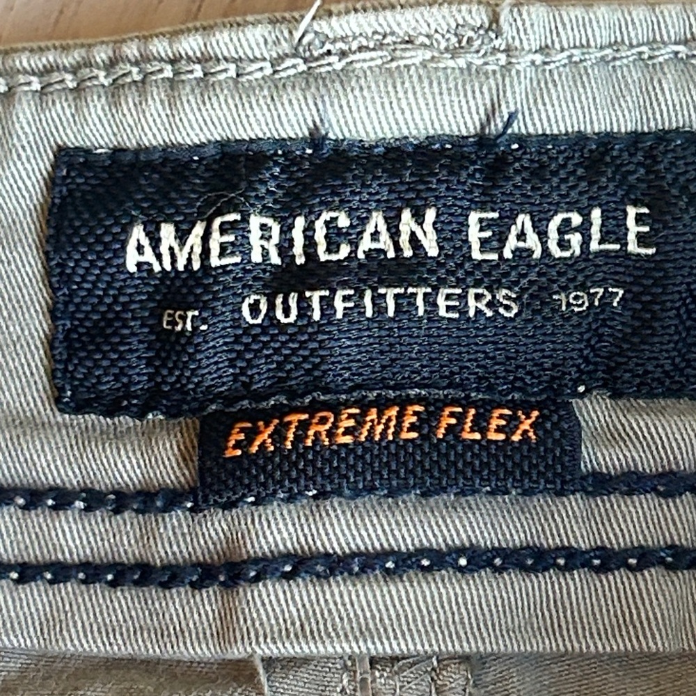 American Eagle Men's Cargo Extreme Flex Shorts W30 NWT Cotton Utility Casual - Picture 2 of 15